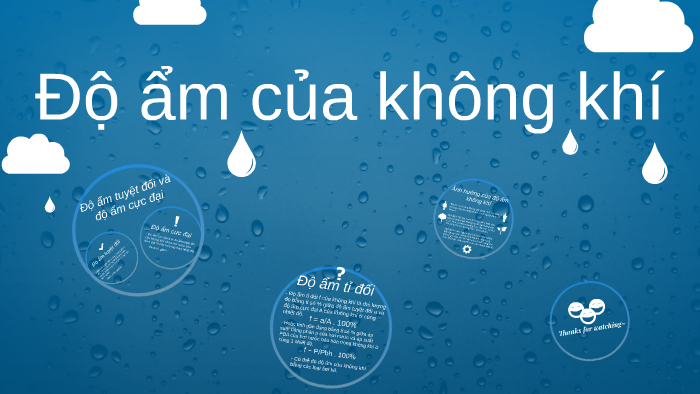 Vì sao không khí lại có độ ẩm?