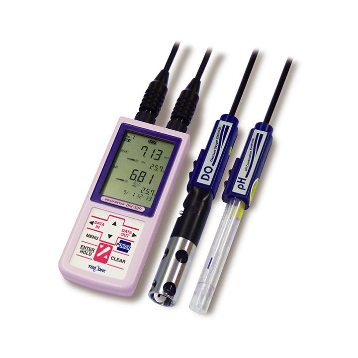 Máy đo DO/pH cầm tay TOA-DKK DM-32P (0-14pH, 0~±2000mV; 0-100.0℃) - DM-32P - DKKTOA