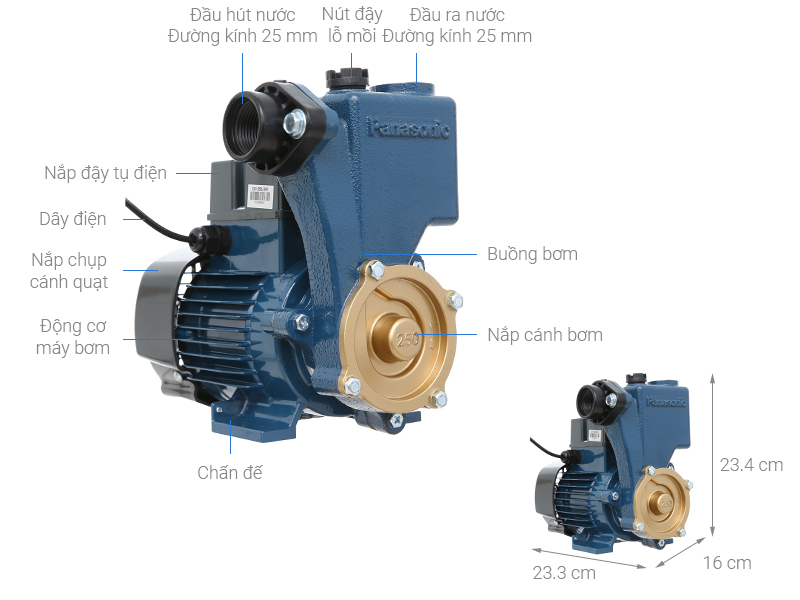 Máy bơm chân không Panasonic GP 250JXK
