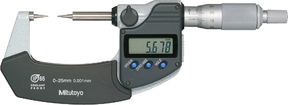 Panme Đo Ngoài Điện Tử Đầu Nhọn 25-50mm/ 0.001mm – 342-262-30 – Mitutoyo