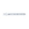 Thước Lá Inox Mạ Nhũ Bạc Có Kẹp 15cm - 13242 - Shinwa