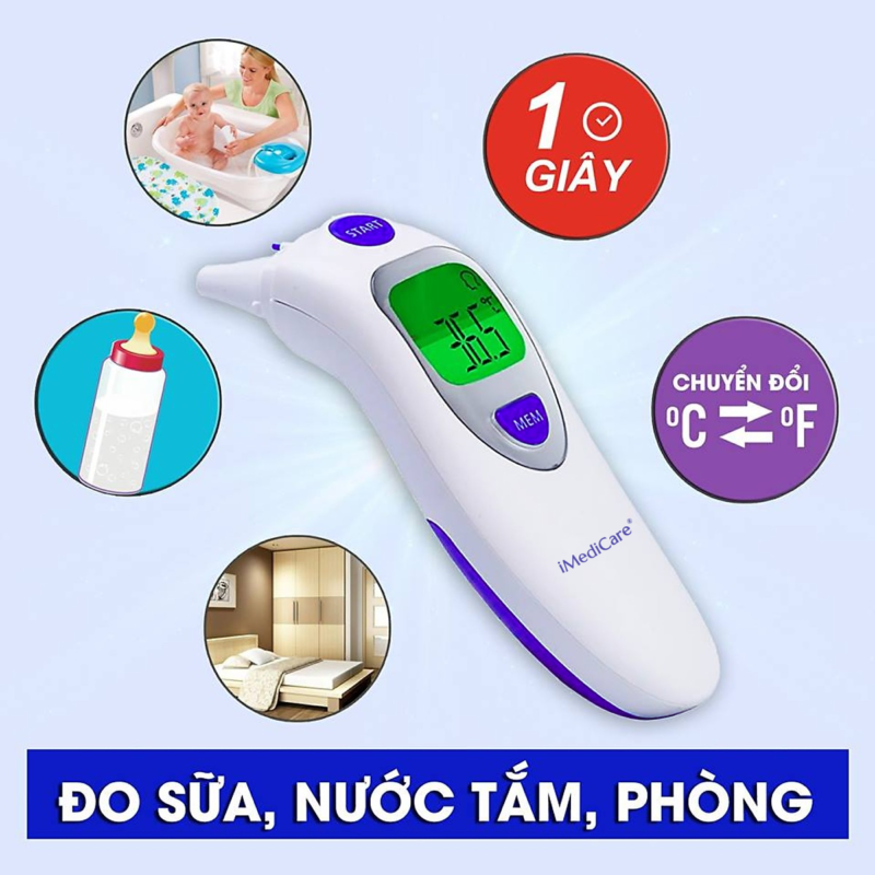 Công dụng chính của máy đo thân nhiệt