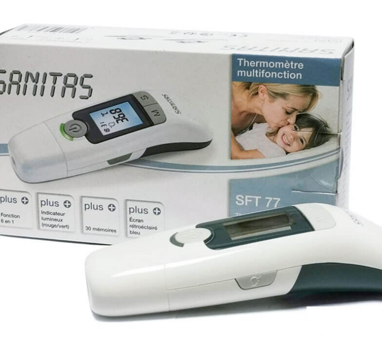 Tìm hiểu về máy đo thân nhiệt Sanitas