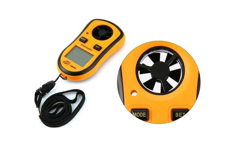 Cấu tạo của máy đo tốc độ gió