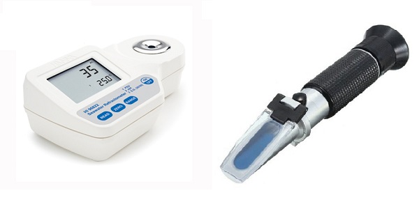 Phân loại các khúc xạ kế đo độ mặn