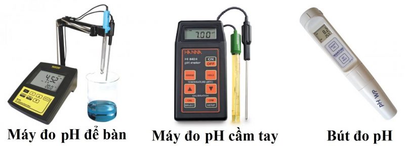 Phân loại máy đo pH nước