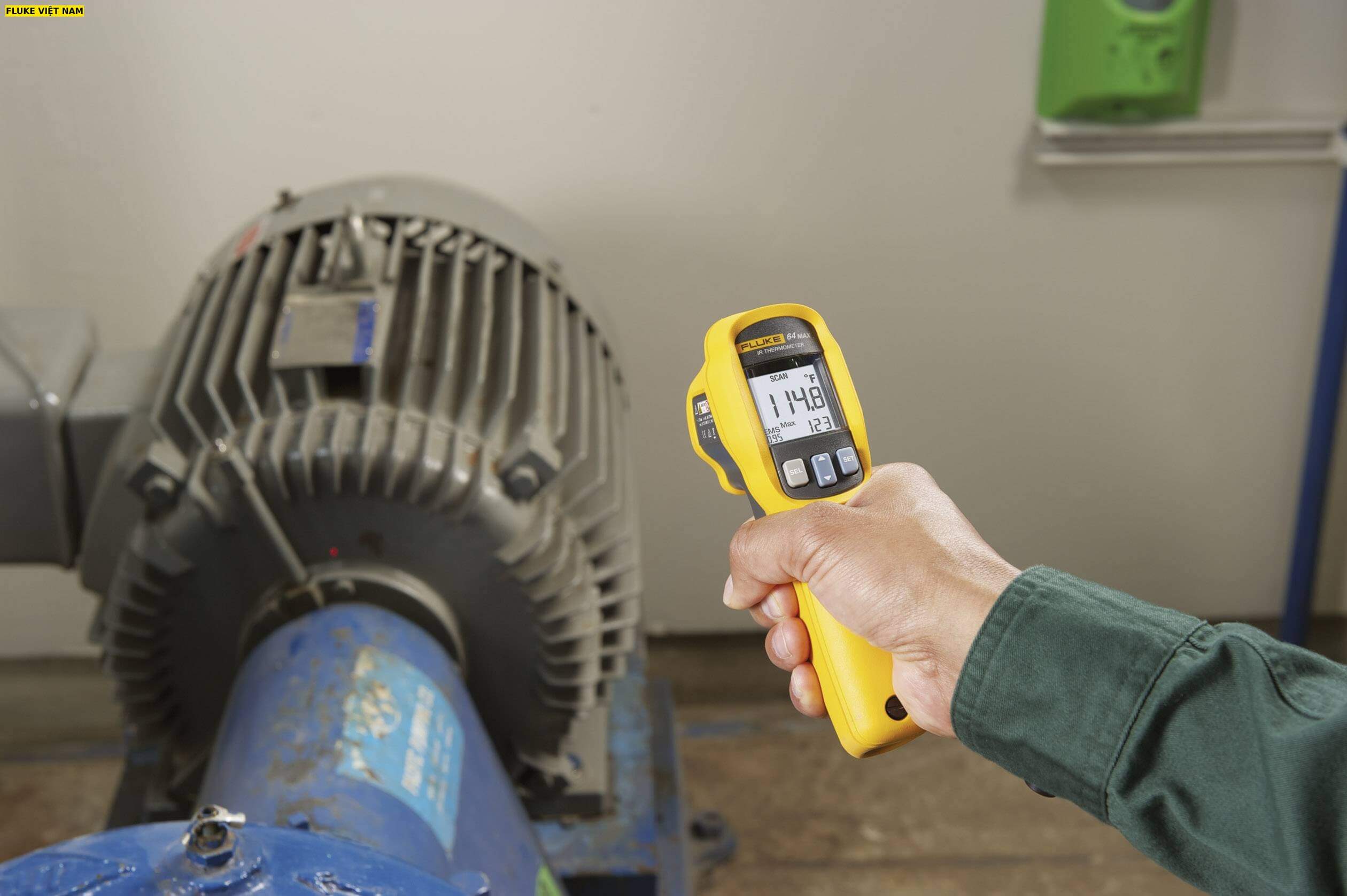 Ứng dụng của máy đo nhiệt độ fluke 62 max