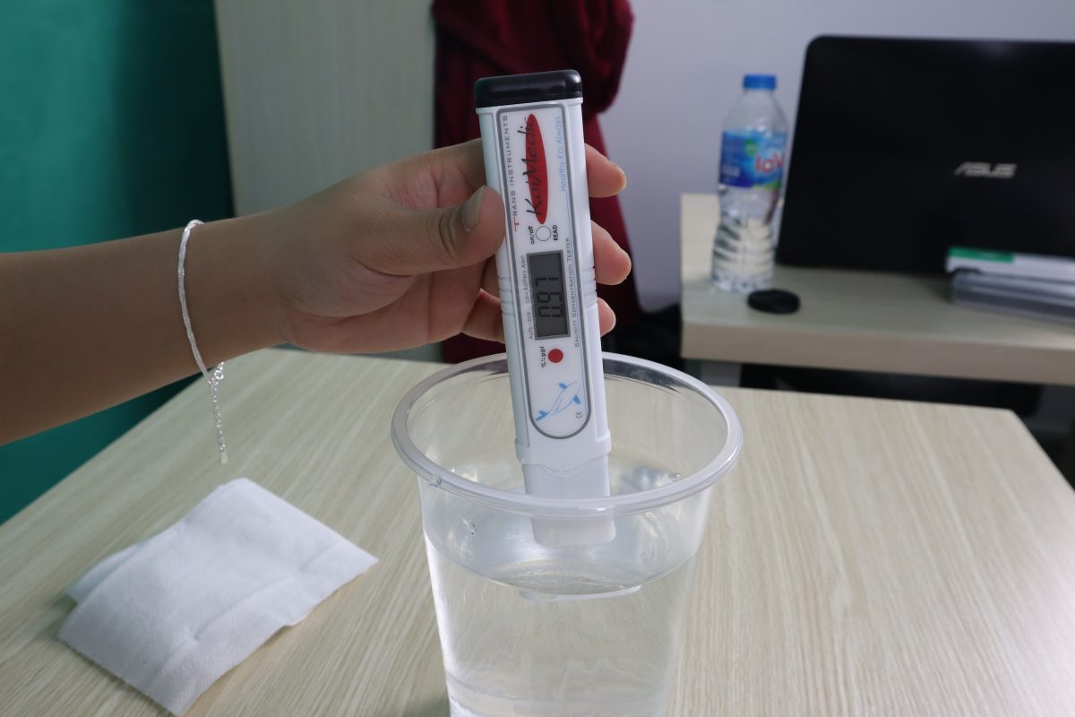 ỨNG DỤNG MÁY ĐO ĐỘ MẶN TC9104-TRANS INSTRUMENTS