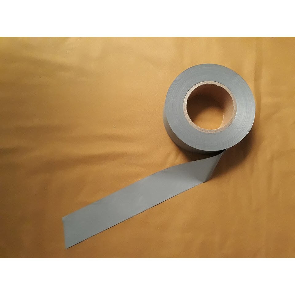 Dây phản quang vải bảo hộ màu ghi - 2.5cm