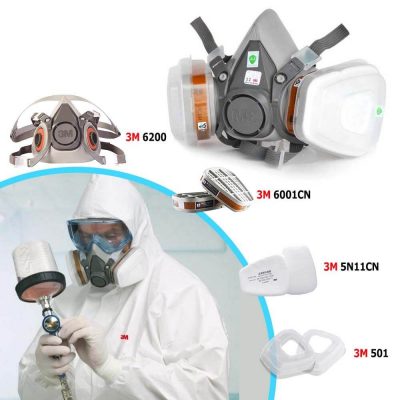 MÔI TRƯỜNG SỬ DỤNG MẶT NẠ PHÒNG ĐỘC 3M 6200 CHÍNH HÃNG