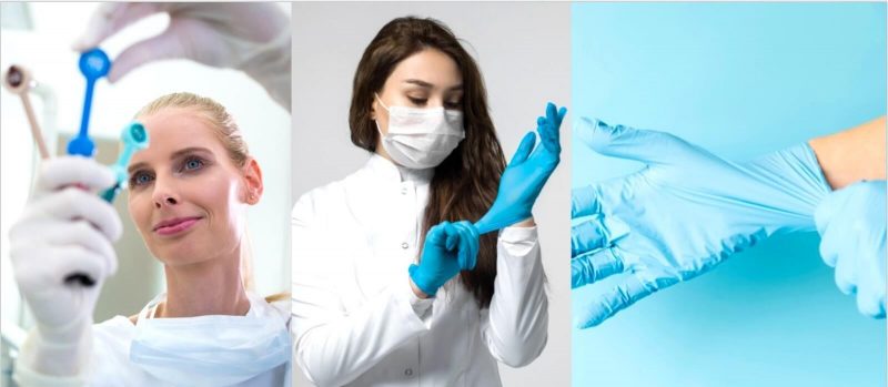 Nên chọn găng tay y tế không bột Latex hay Nitrile