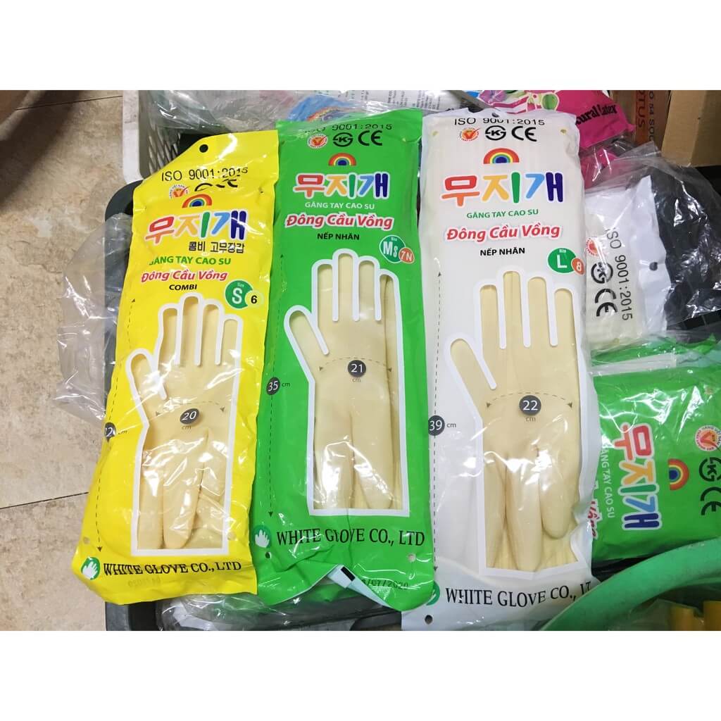 Ưu điểm vượt trội của găng tay cao su cầu vồng