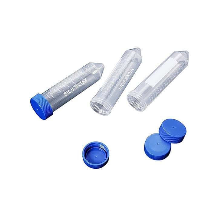 Ống ly tâm nhựa nắp PE, tiệt trùng - Biologix