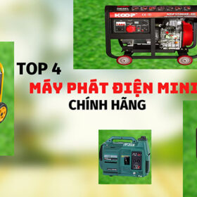 top 4 máy phát điện mini chính hãng