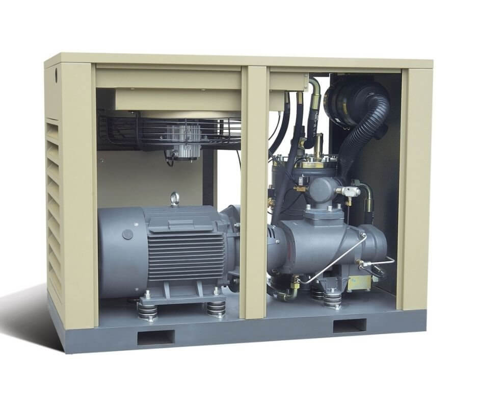 Cấu tạo máy nén khí trục vít trên thị trường hiện nay