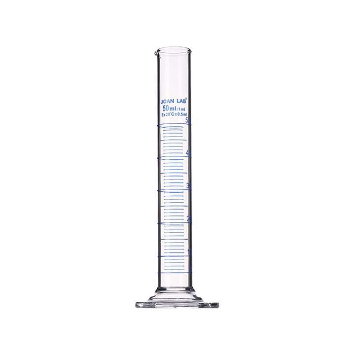 Ống đong thủy tinh, đế lục giác nhựa - Joanlab