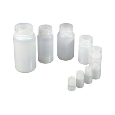 Chai nhựa PP trắng miệng rộng, hấp được - Biologix