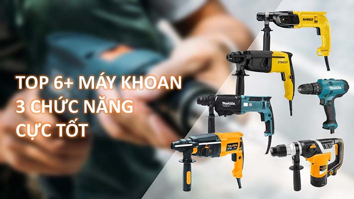 Máy khoan 3 chức năng