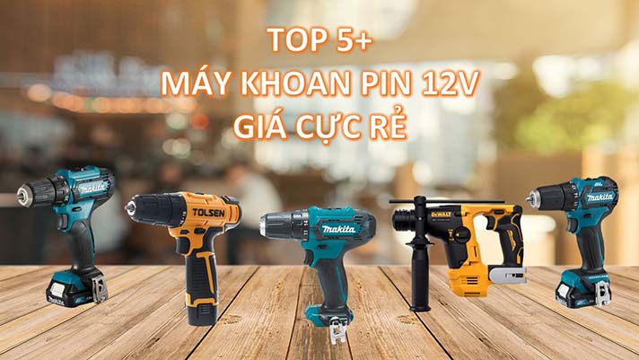 Máy khoan pin 12V