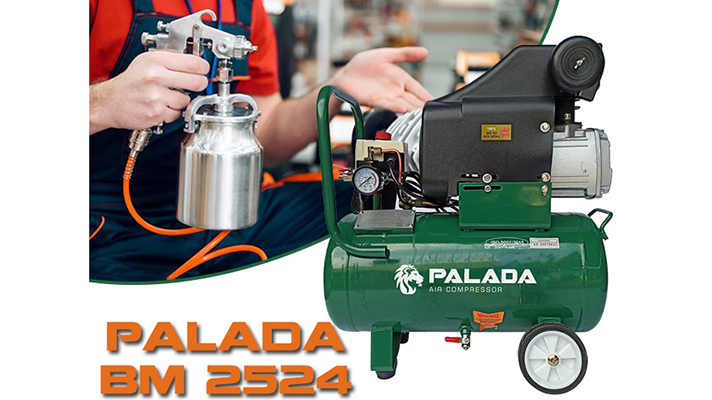 Máy bơm hơi mini 220V Palada BM 2524