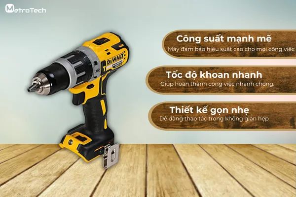 Máy khoan pin - Dewalt - DCD796