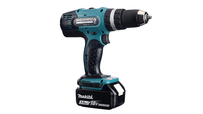Máy khoan búa vặn vít dùng pin Makita DHP453