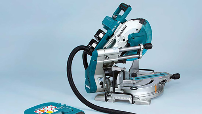 Máy cưa đa góc trượt Makita DLS111ZU