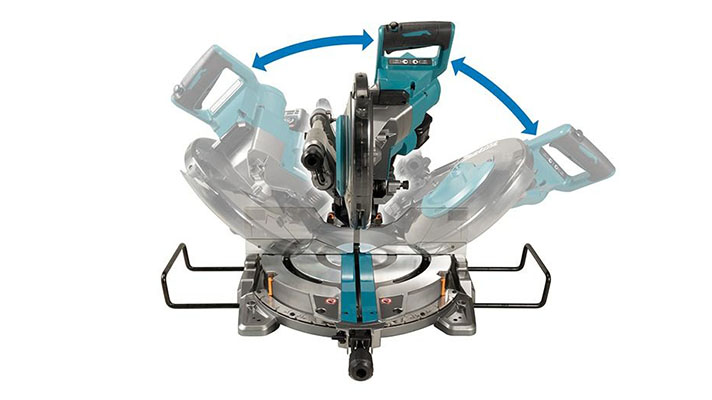 Máy cưa đa góc trượt pin Makita LS003GZ