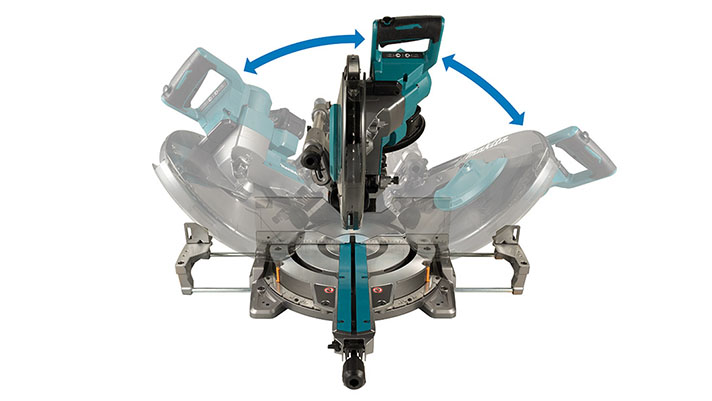 Máy cưa đa góc trượt pin Makita LS004GZ