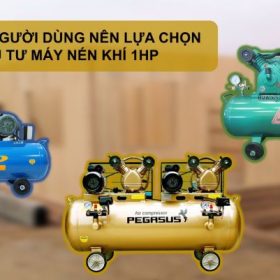 6 LÝ DO NGƯỜI DÙNG NÊN LỰA CHỌN ĐẦU TƯ MÁY NÉN KHÍ 1HP