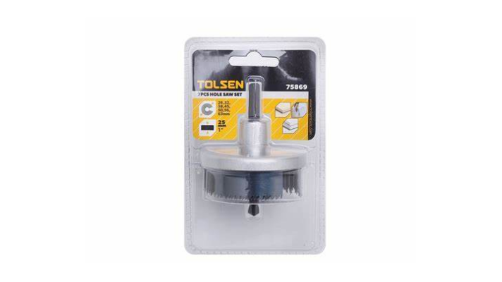 Bộ khoét lỗ 7 vòng Tolsen 75869