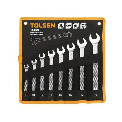 Bộ 8 cờ lê vòng - miệng - Tolsen - 15159