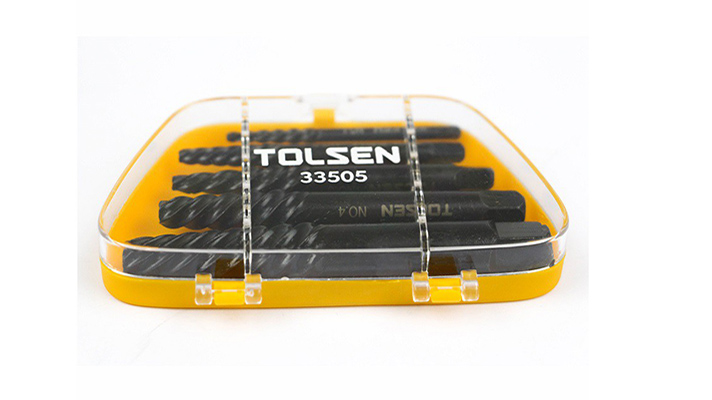 Bộ 5 mũi khoan ốc gẫy Tolsen 33505