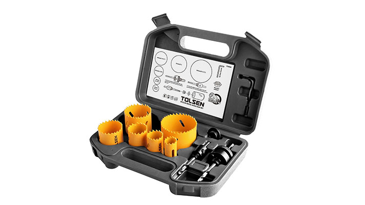 Bộ mũi khoét sắt 9 món Tolsen 75860