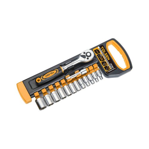 Bộ đầu tuýp tự động 1/4" 14 món - Tolsen - 15150