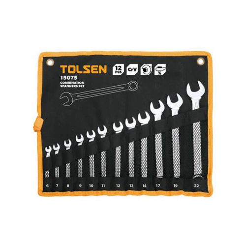 Bộ cờ lê vòng - miệng 12 món - Tolsen - 15075