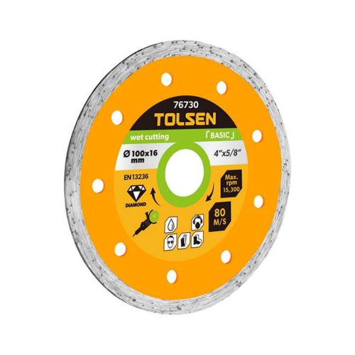 Đĩa cắt kim cương (ướt) - Tolsen - 76730