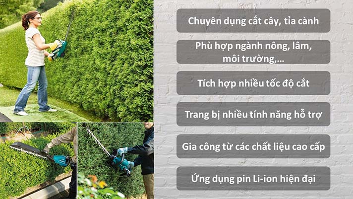 Máy cắt cành dùng pin