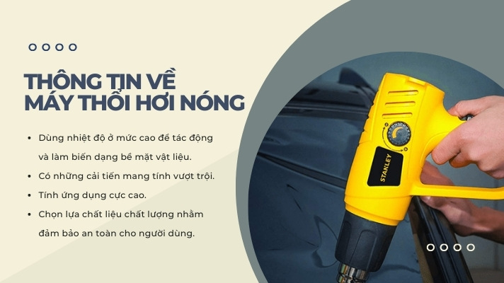 Thông tin cơ bản về máy thổi hơi nóng
