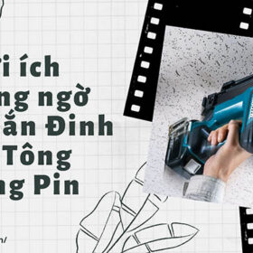 Máy bắn đinh bê tông dùng pin