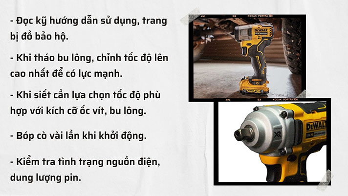 Máy siết bu lông Dewalt