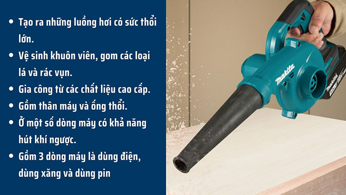 Máy thổi lá