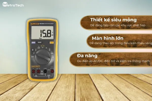 Đồng hồ vạn năng – Fluke – 15B+
