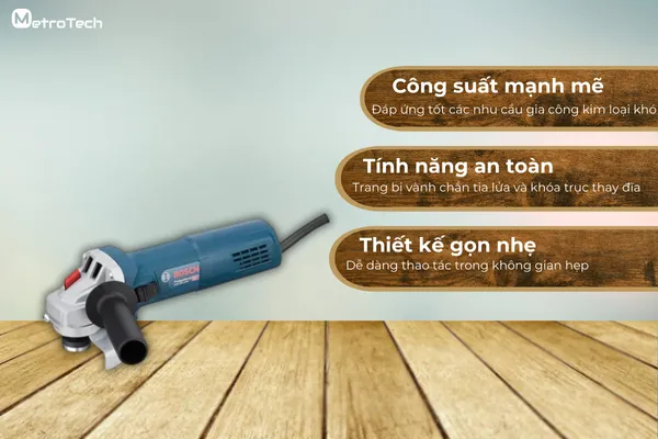 Máy mài góc - Bosch - GWS 900 100S 