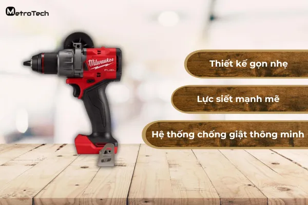 Máy khoan động lực - Milwaukee - M18-FPD3
