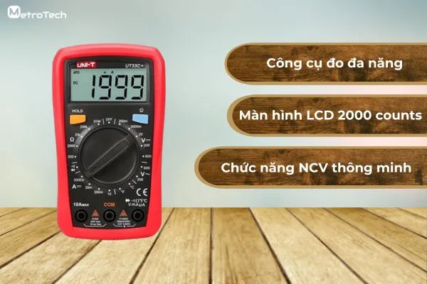 Đồng hồ vạn năng UNI T UT33C+