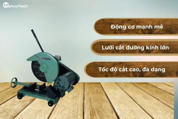 Máy cắt nhôm Hitachi 380