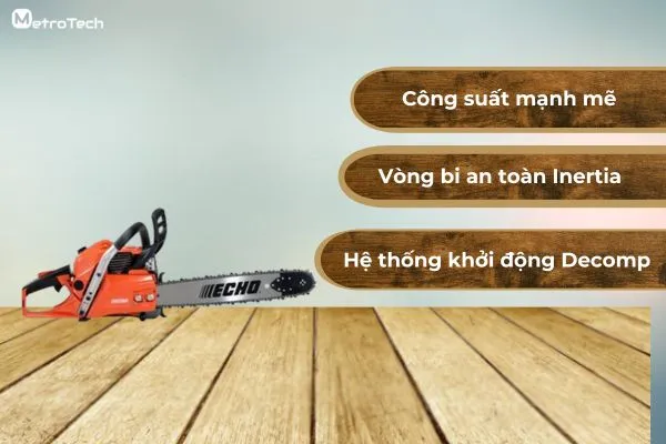 Máy cưa xích Echo 501