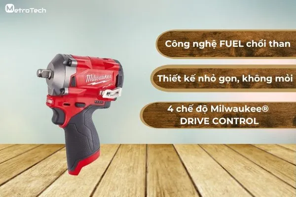 Máy siết bu lông Milwaukee M12
