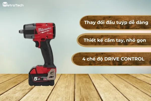Máy siết bu lông Milwaukee M18 FMTIW2F12